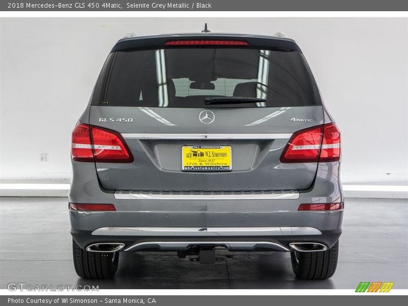 Selenite Grey Metallic / Black 2018 Mercedes-Benz GLS 450 4Matic