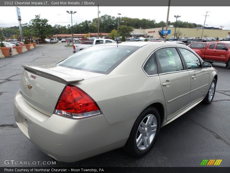 Gold Mist Metallic / Ebony 2012 Chevrolet Impala LT