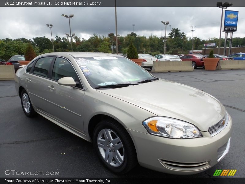 Gold Mist Metallic / Ebony 2012 Chevrolet Impala LT