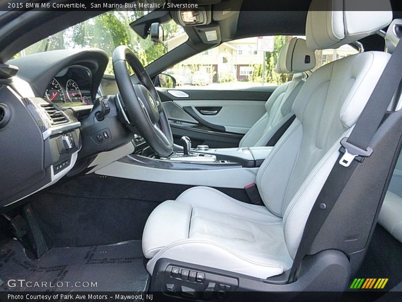 Front Seat of 2015 M6 Convertible