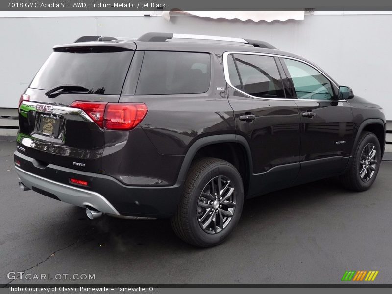 Iridium Metallic / Jet Black 2018 GMC Acadia SLT AWD