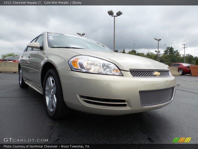 Gold Mist Metallic / Ebony 2012 Chevrolet Impala LT