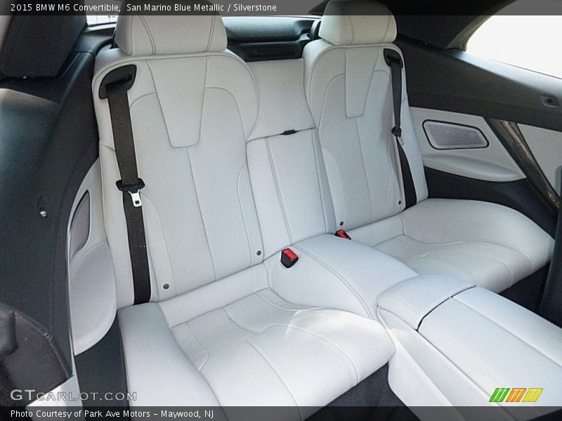 Rear Seat of 2015 M6 Convertible