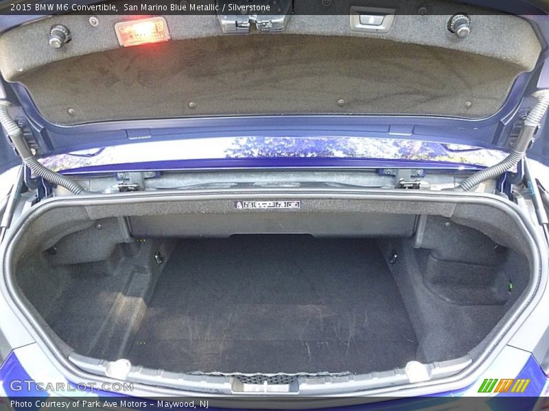  2015 M6 Convertible Trunk