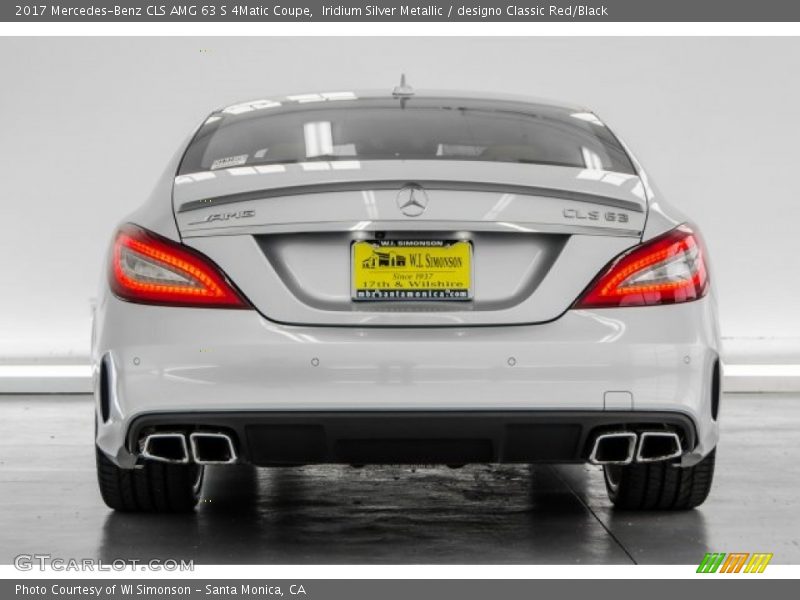 Iridium Silver Metallic / designo Classic Red/Black 2017 Mercedes-Benz CLS AMG 63 S 4Matic Coupe