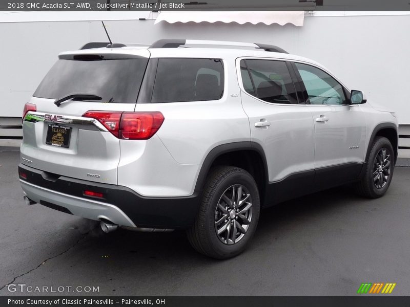 Quicksilver Metallic / Jet Black 2018 GMC Acadia SLT AWD