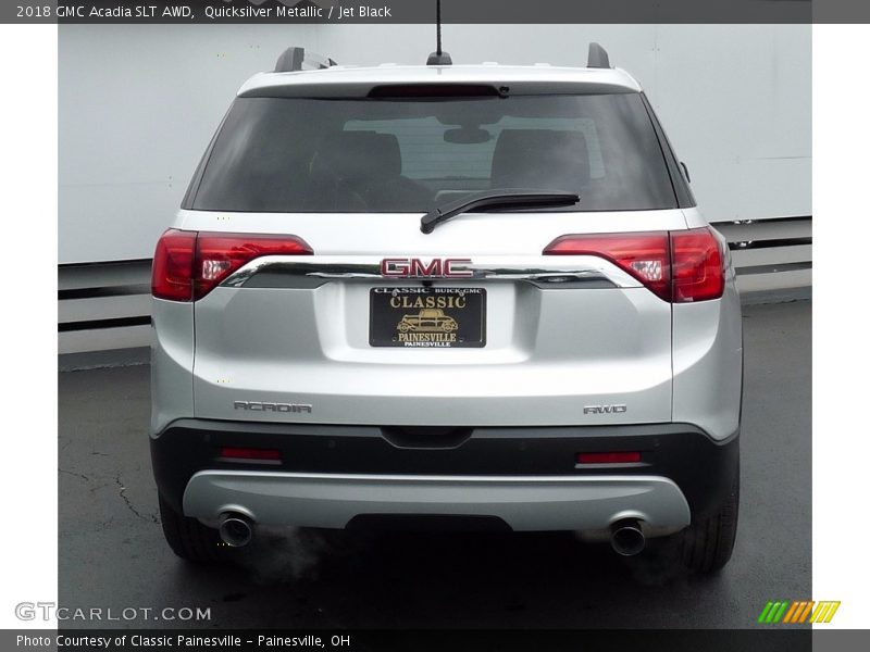 Quicksilver Metallic / Jet Black 2018 GMC Acadia SLT AWD
