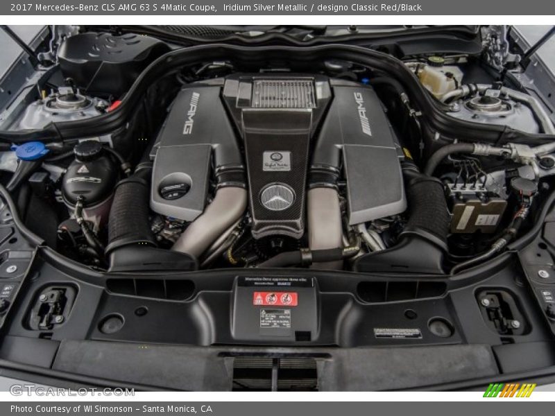 2017 CLS AMG 63 S 4Matic Coupe Engine - 5.5 Liter AMG biturbo DOHC 32-Valve VVT V8