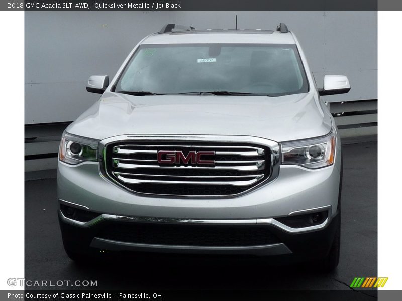 Quicksilver Metallic / Jet Black 2018 GMC Acadia SLT AWD