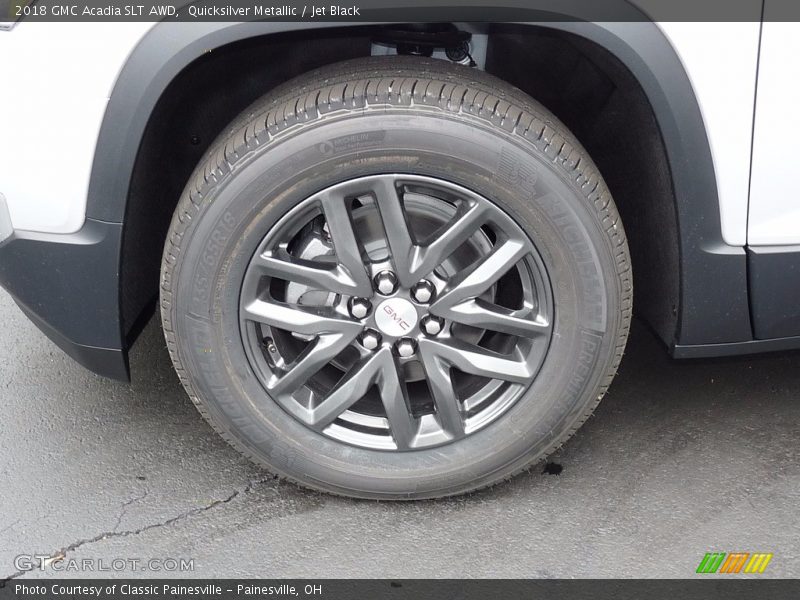 Quicksilver Metallic / Jet Black 2018 GMC Acadia SLT AWD