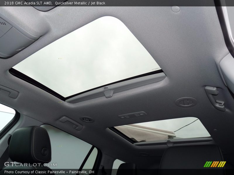 Quicksilver Metallic / Jet Black 2018 GMC Acadia SLT AWD
