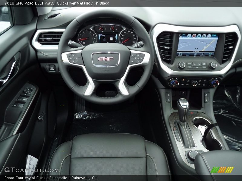 Quicksilver Metallic / Jet Black 2018 GMC Acadia SLT AWD