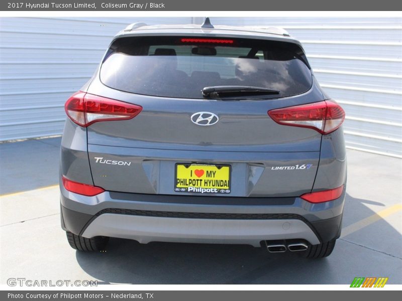 Coliseum Gray / Black 2017 Hyundai Tucson Limited
