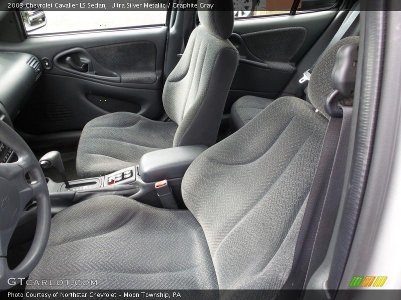 Ultra Silver Metallic / Graphite Gray 2003 Chevrolet Cavalier LS Sedan