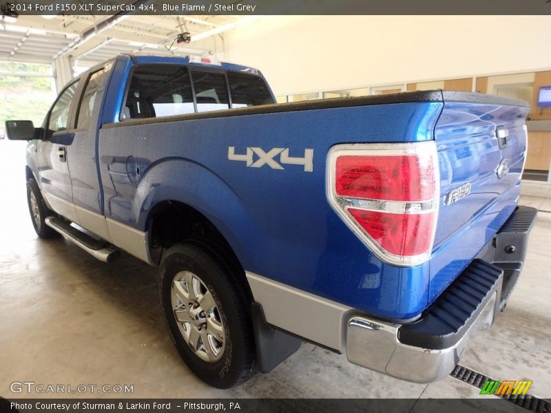 Blue Flame / Steel Grey 2014 Ford F150 XLT SuperCab 4x4