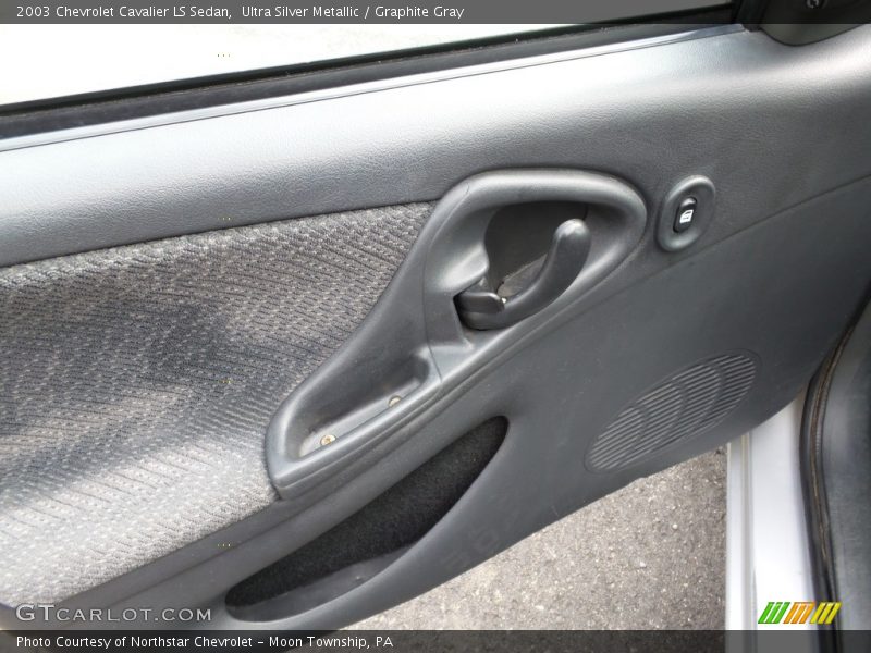 Ultra Silver Metallic / Graphite Gray 2003 Chevrolet Cavalier LS Sedan