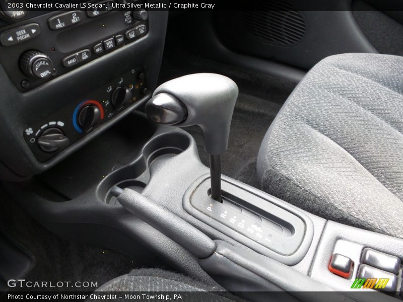 Ultra Silver Metallic / Graphite Gray 2003 Chevrolet Cavalier LS Sedan