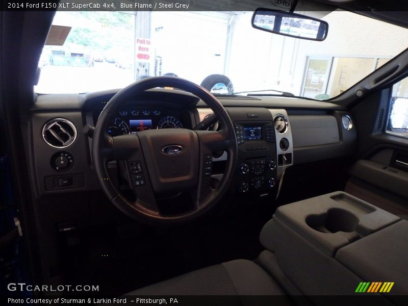 Blue Flame / Steel Grey 2014 Ford F150 XLT SuperCab 4x4