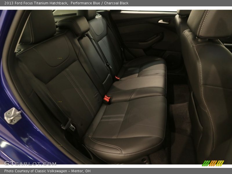Performance Blue / Charcoal Black 2013 Ford Focus Titanium Hatchback