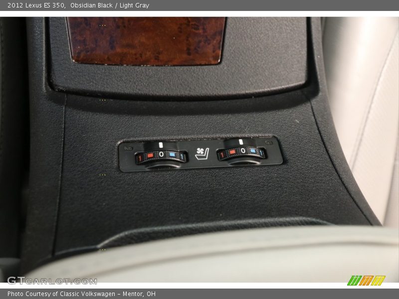 Obsidian Black / Light Gray 2012 Lexus ES 350