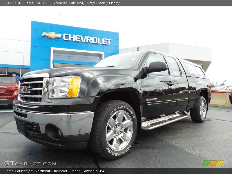 Onyx Black / Ebony 2013 GMC Sierra 1500 SLE Extended Cab 4x4
