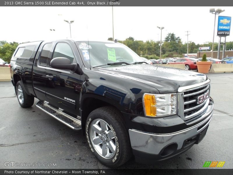 Onyx Black / Ebony 2013 GMC Sierra 1500 SLE Extended Cab 4x4