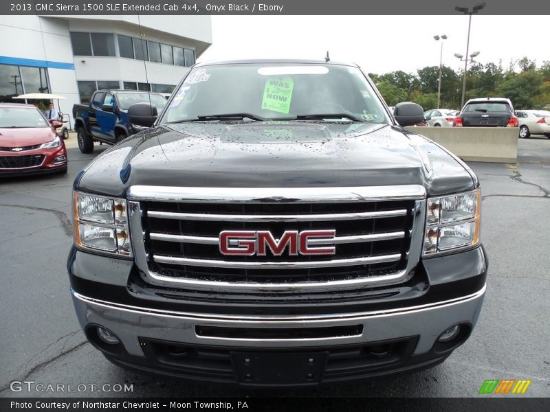 Onyx Black / Ebony 2013 GMC Sierra 1500 SLE Extended Cab 4x4