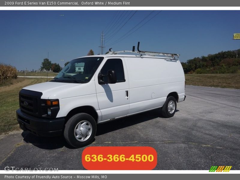Oxford White / Medium Flint 2009 Ford E Series Van E150 Commercial