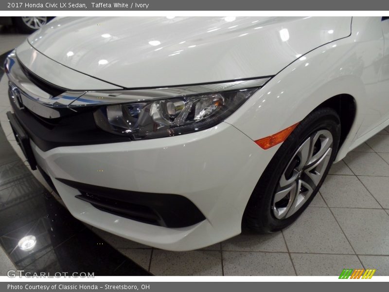 Taffeta White / Ivory 2017 Honda Civic LX Sedan