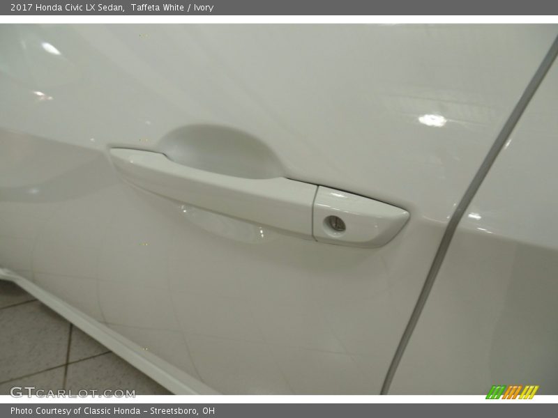 Taffeta White / Ivory 2017 Honda Civic LX Sedan