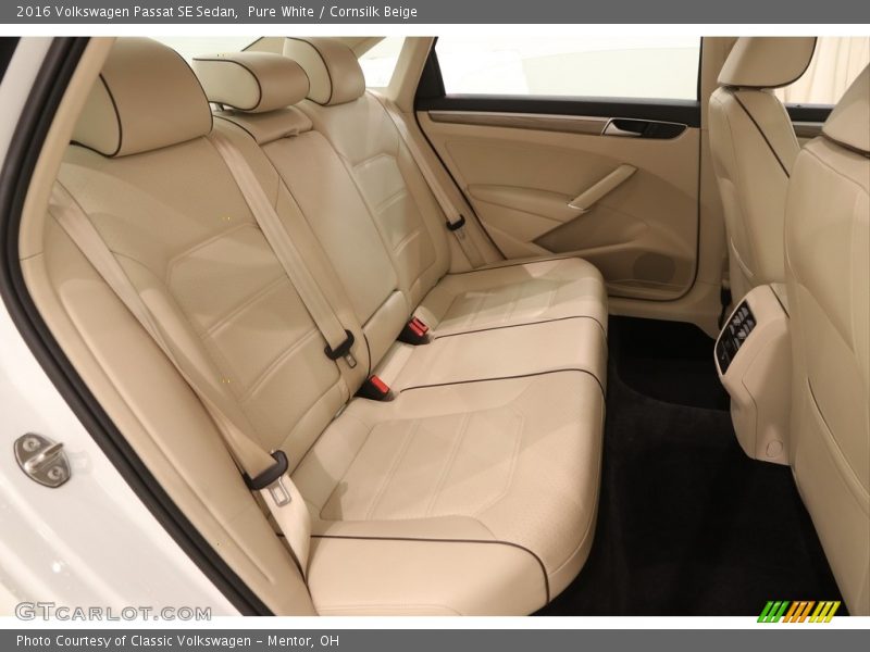 Rear Seat of 2016 Passat SE Sedan
