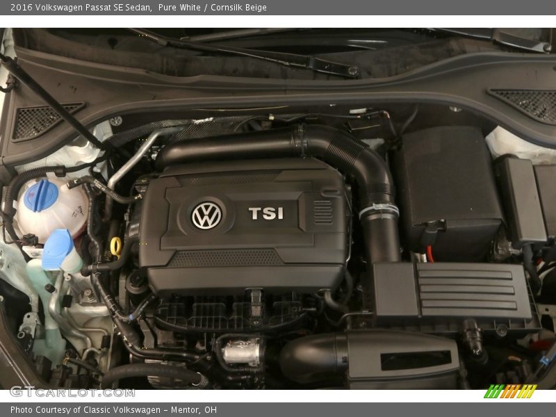  2016 Passat SE Sedan Engine - 1.8 Liter Turbocharged TSI DOHC 16-Valve 4 Cylinder