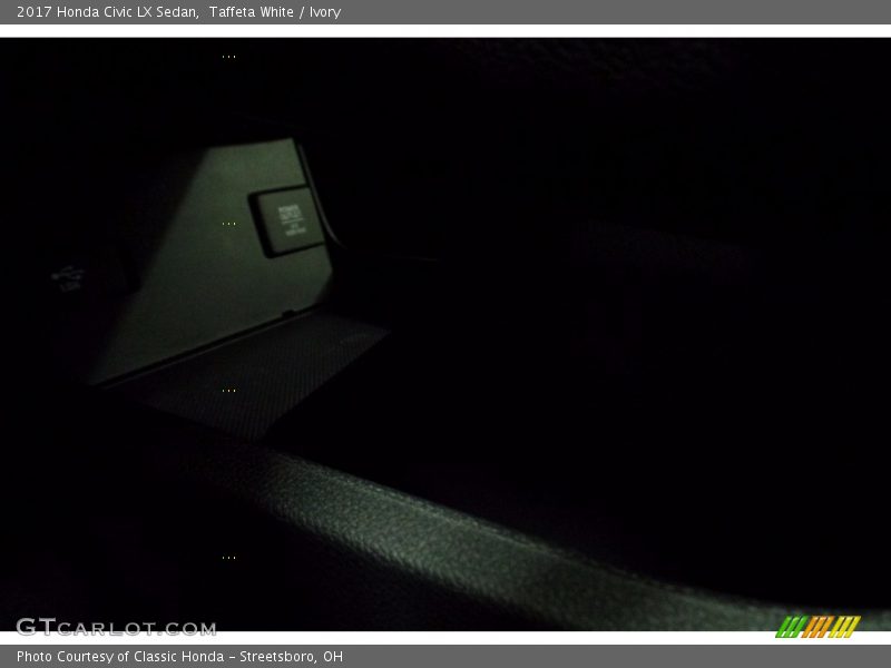 Taffeta White / Ivory 2017 Honda Civic LX Sedan