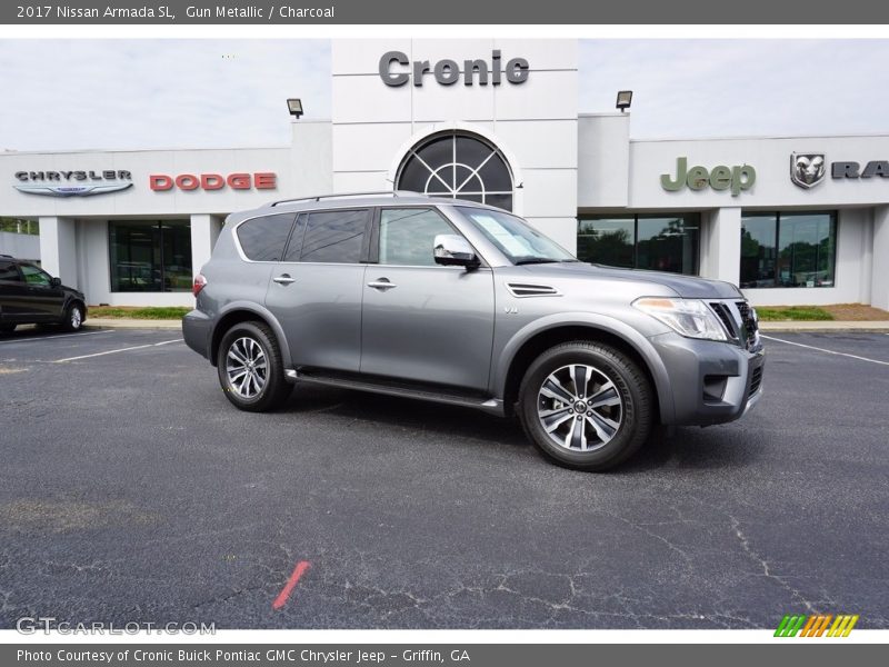 Gun Metallic / Charcoal 2017 Nissan Armada SL