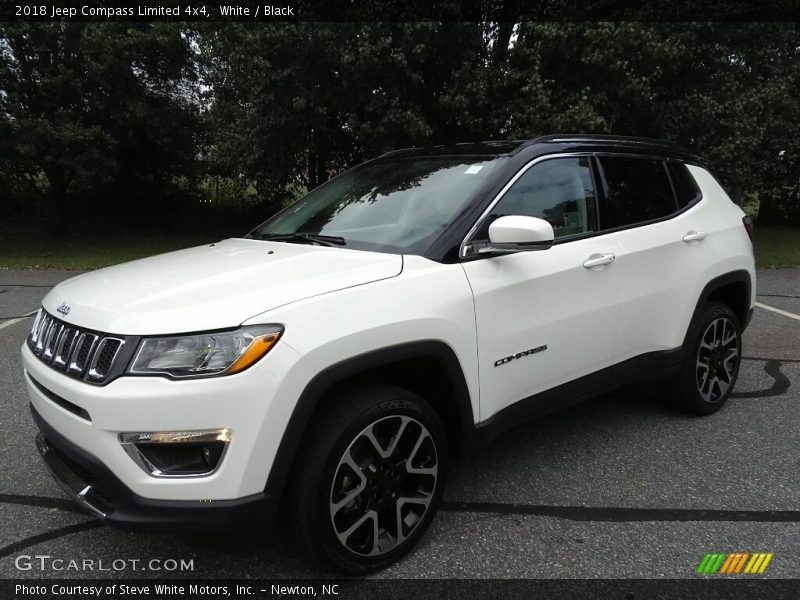 White / Black 2018 Jeep Compass Limited 4x4