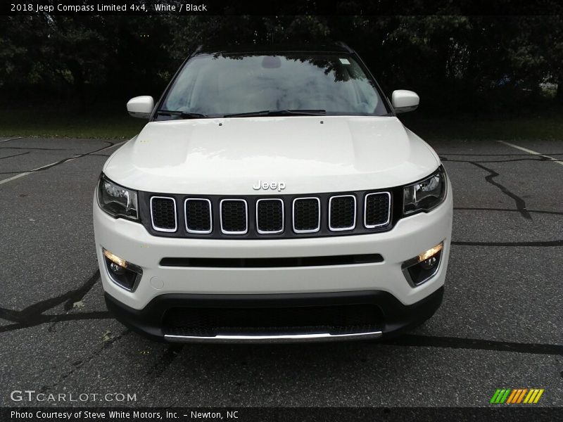 White / Black 2018 Jeep Compass Limited 4x4
