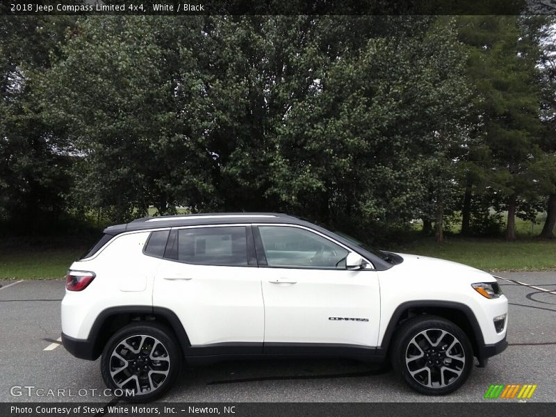 White / Black 2018 Jeep Compass Limited 4x4