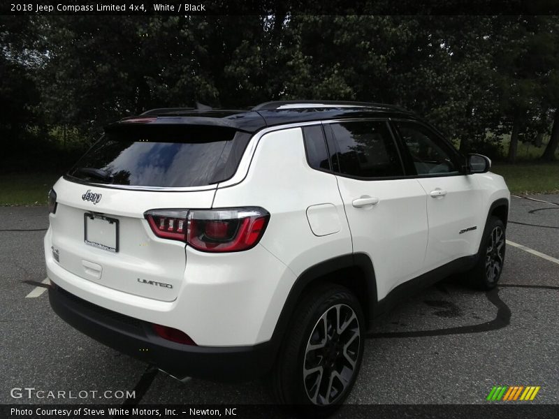 White / Black 2018 Jeep Compass Limited 4x4