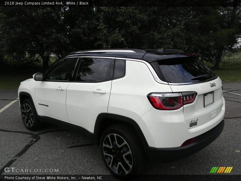 White / Black 2018 Jeep Compass Limited 4x4