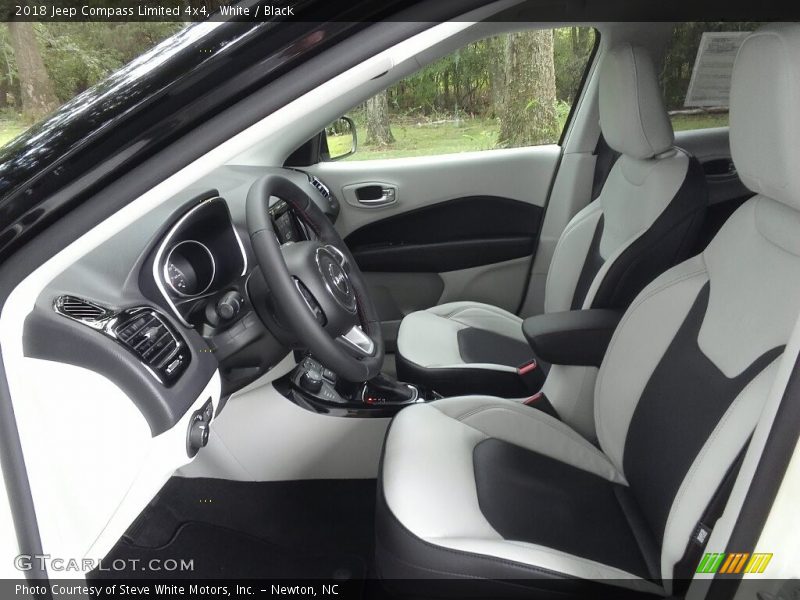 White / Black 2018 Jeep Compass Limited 4x4