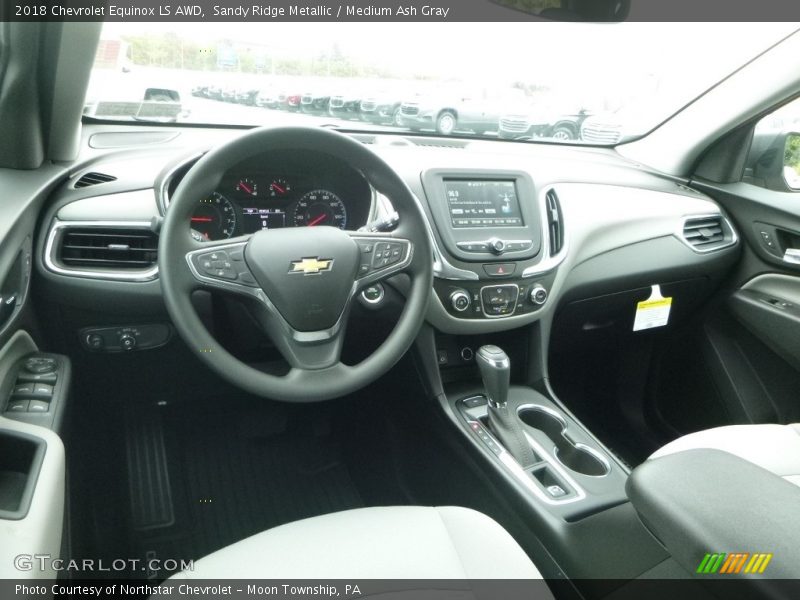Sandy Ridge Metallic / Medium Ash Gray 2018 Chevrolet Equinox LS AWD