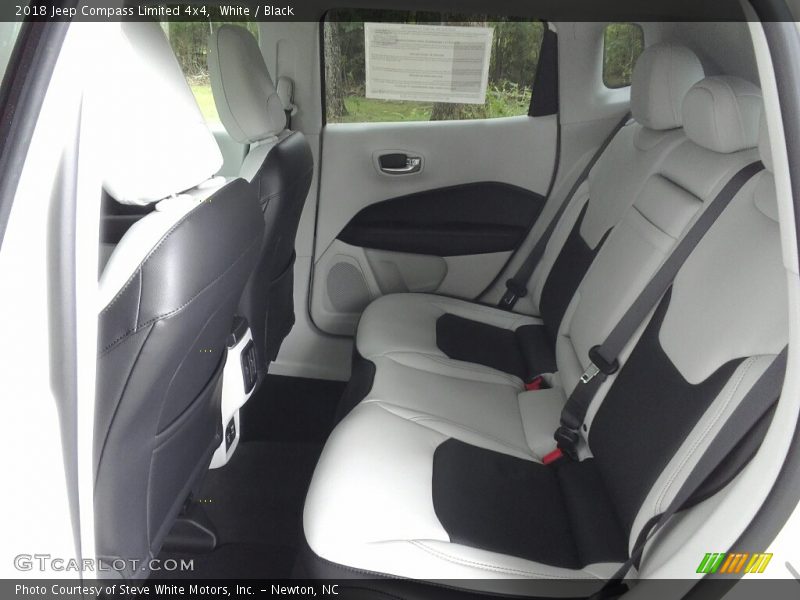 White / Black 2018 Jeep Compass Limited 4x4