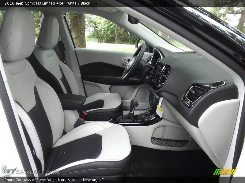 White / Black 2018 Jeep Compass Limited 4x4