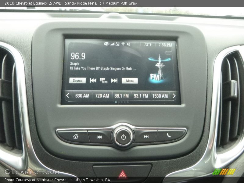 Sandy Ridge Metallic / Medium Ash Gray 2018 Chevrolet Equinox LS AWD