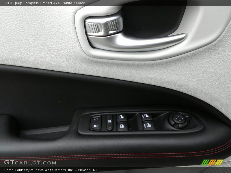White / Black 2018 Jeep Compass Limited 4x4