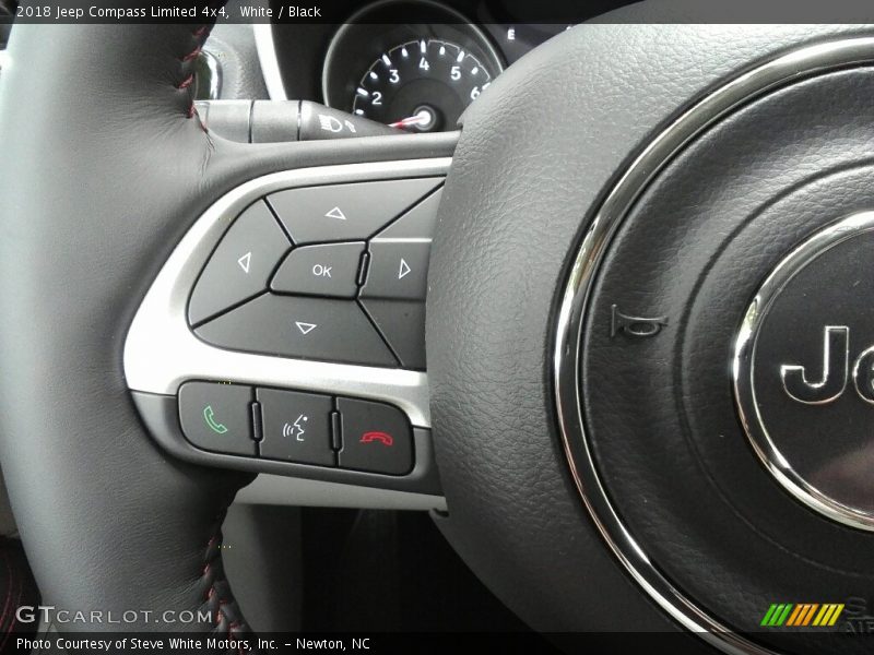 White / Black 2018 Jeep Compass Limited 4x4