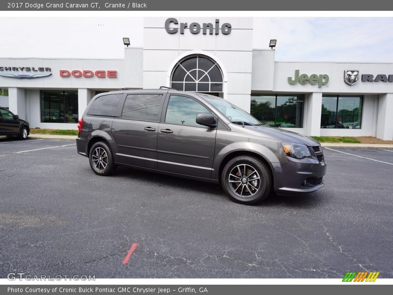 Granite / Black 2017 Dodge Grand Caravan GT