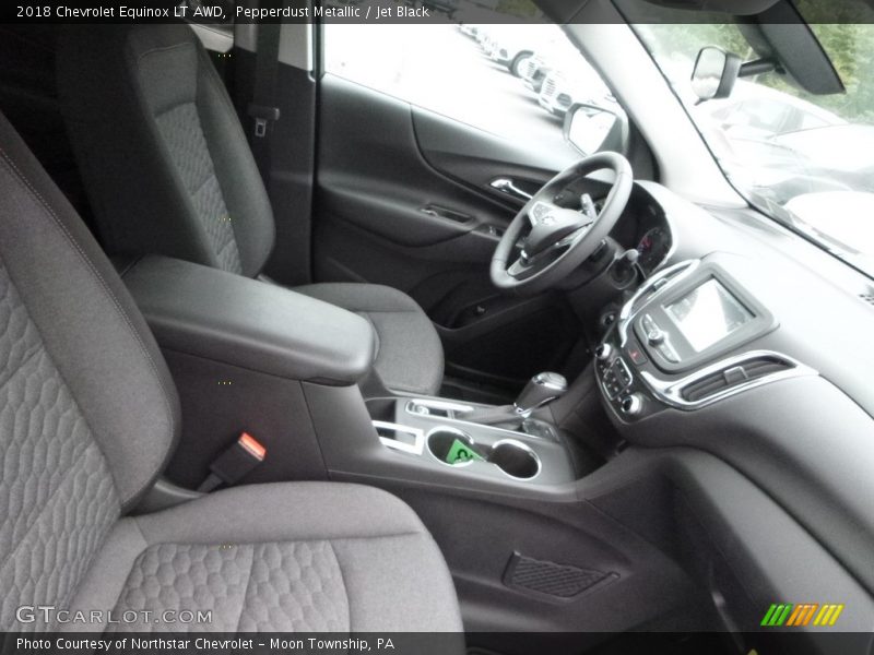 Pepperdust Metallic / Jet Black 2018 Chevrolet Equinox LT AWD