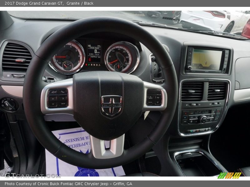 Granite / Black 2017 Dodge Grand Caravan GT