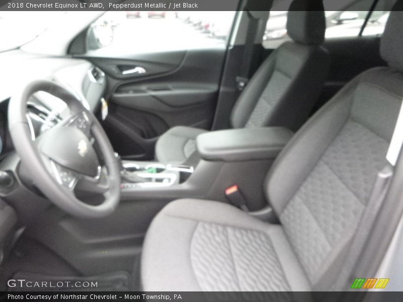 Pepperdust Metallic / Jet Black 2018 Chevrolet Equinox LT AWD